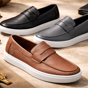 Luxury Leather Slip-On Loafers